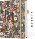 A5 Hardcover Leather-Finish Lined Journal for Writing