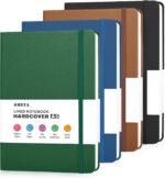 A5 Hardcover Lined Journal 100 GSM — Pack of 4, Assorted Covers