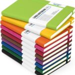 A5 Hardcover Lined Journal 200 Pages — Pack of 10, Ten Colours
