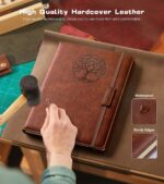 A5 Hardcover Lined Journal — 256 Thick Pages, Vintage Cover