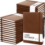 A5 Hardcover Notebook with Pen — Set of 30, 100 GSM Ruled Paper