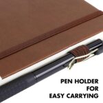 A5 Hardcover Notebook with Pen — Set of 30, 100 GSM Ruled Paper