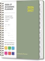 Academic Planner A5 July 2026 &ndash; June 2027 — Hardcover Agenda