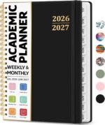 Academic Planner July 2026 &ndash; June 2027 — Hardcover with Tabs