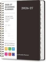 Daily Agenda Planner A5 July 2026 &ndash; June 2027 — Weekly and Monthly