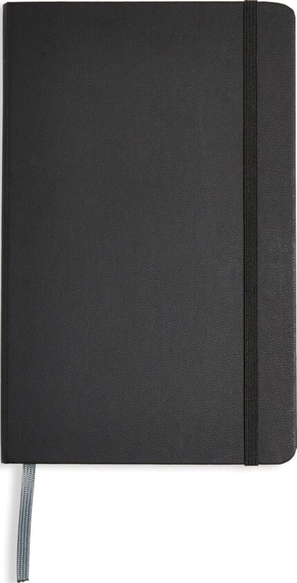 Hardcover Lined Writing Notebook with Elastic Closure — 240 Pages