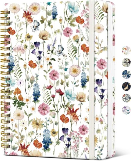 Spiral Hardcover Lined Journal 6 x 8 Inch — 140 Pages