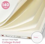 Spiral Hardcover Lined Journal 6 x 8 Inch — 140 Pages