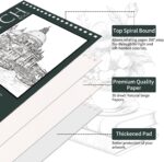 Spiral Sketch Book 8.5 x 11 Inch — Pack of 10, 100 GSM Drawing Paper