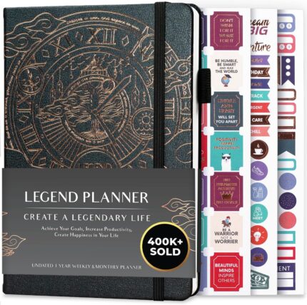 Undated Weekly and Daily Goal Journal A5 — 120 GSM, Mystic Grey