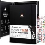Undated Weekly and Daily Planner 8.5 x 11 Inch — Hardcover with Stickers