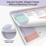 Undated Weekly To-Do Notepad 8.5 x 11 Inch — Tear-Off Desk Planner