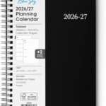 Weekly and Monthly Academic Planner 5 x 8 Inch — Wirebound, 2026&ndash;2027