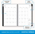 Weekly and Monthly Academic Planner 5 x 8 Inch — Wirebound, 2026&ndash;2027